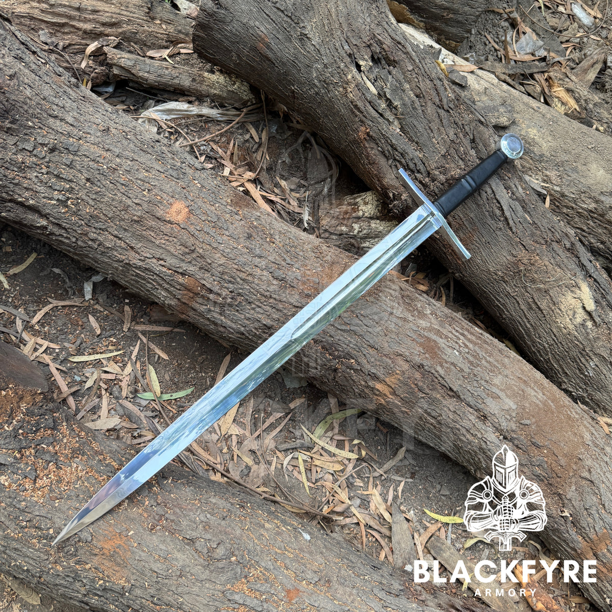 Medieval Crécy Sword – HEMA Training Longsword & Decorative Wall Display | Hand-Forged 5160 Spring Steel